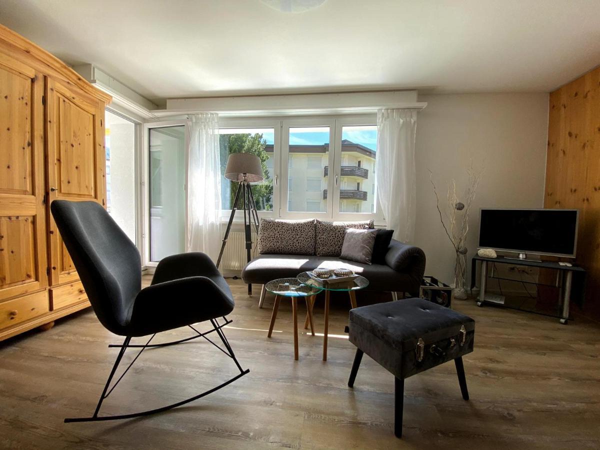 zentrale TOP Wohnung Chesa Ravaisch Davos Exterior foto